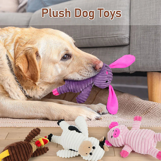 Plush Squeaky Dog Toys 5-Pack - view 2