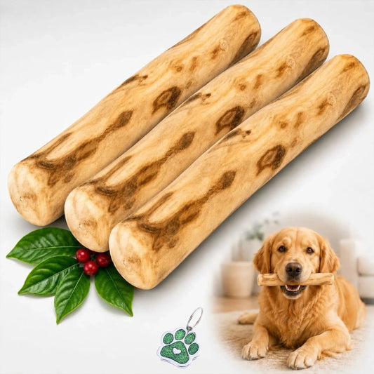 3pcs Coffee Wood Chewing Tablets for Dogs